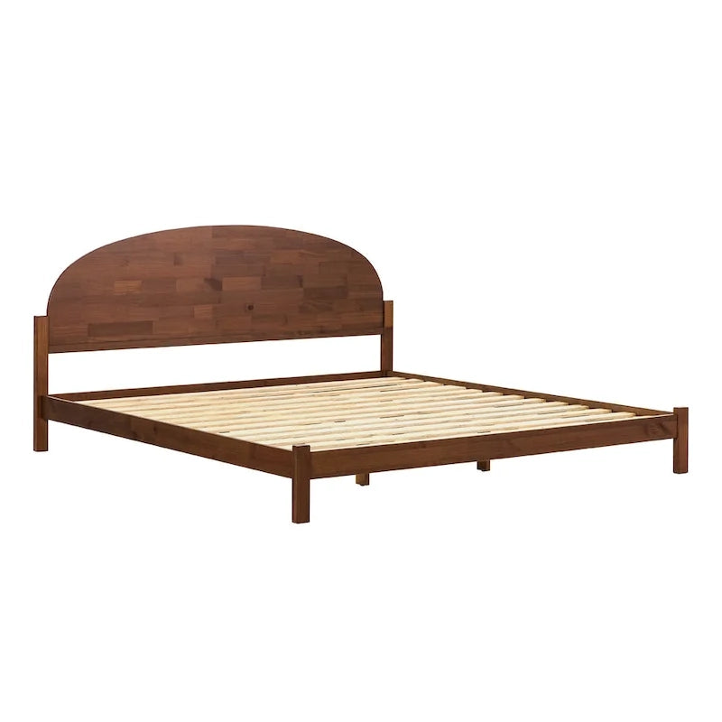 Designs Arched Headboard Solid Pine King Bed