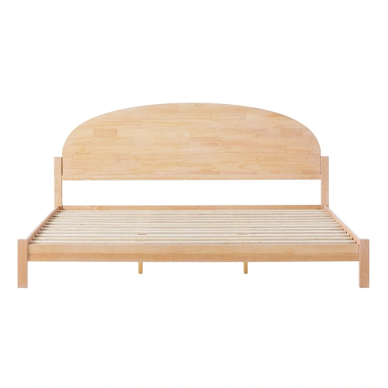 Designs Arched Headboard Solid Pine King Bed