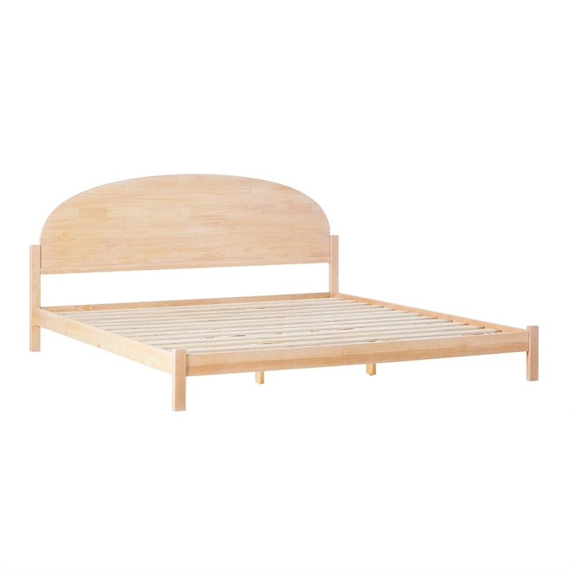 Designs Arched Headboard Solid Pine King Bed