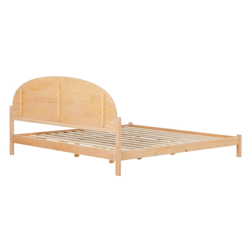 Designs Arched Headboard Solid Pine King Bed