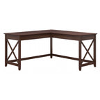 Key West 60W L Shaped Desk for Home Office by Bush Furniture