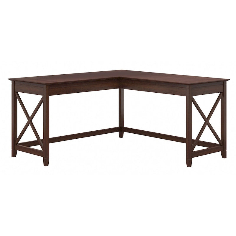 Key West 60W L Shaped Desk for Home Office by Bush Furniture