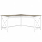 Key West 60W L Shaped Desk for Home Office by Bush Furniture
