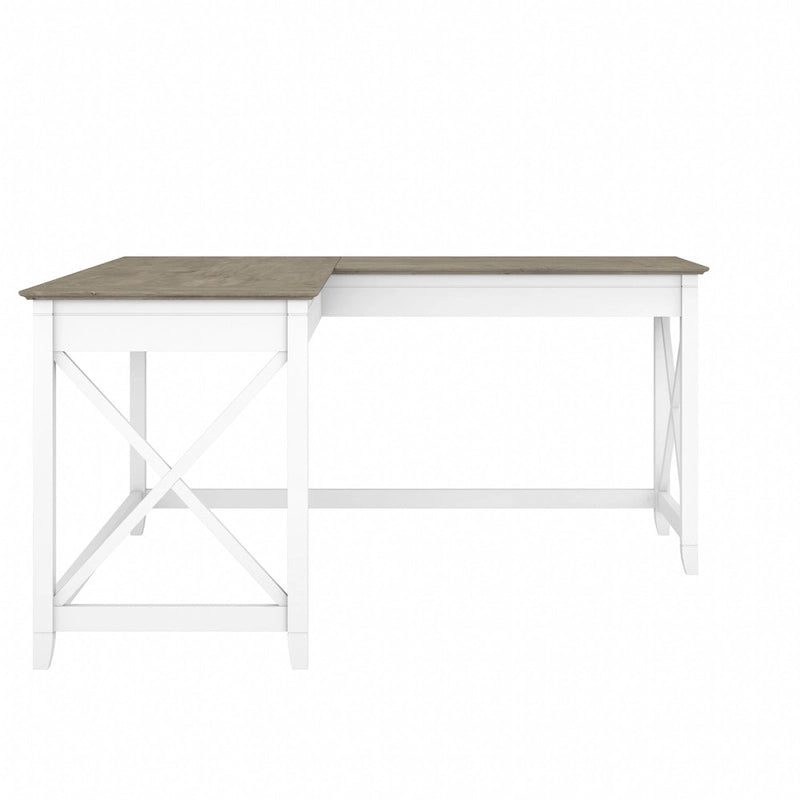 Key West 60W L Shaped Desk for Home Office by Bush Furniture