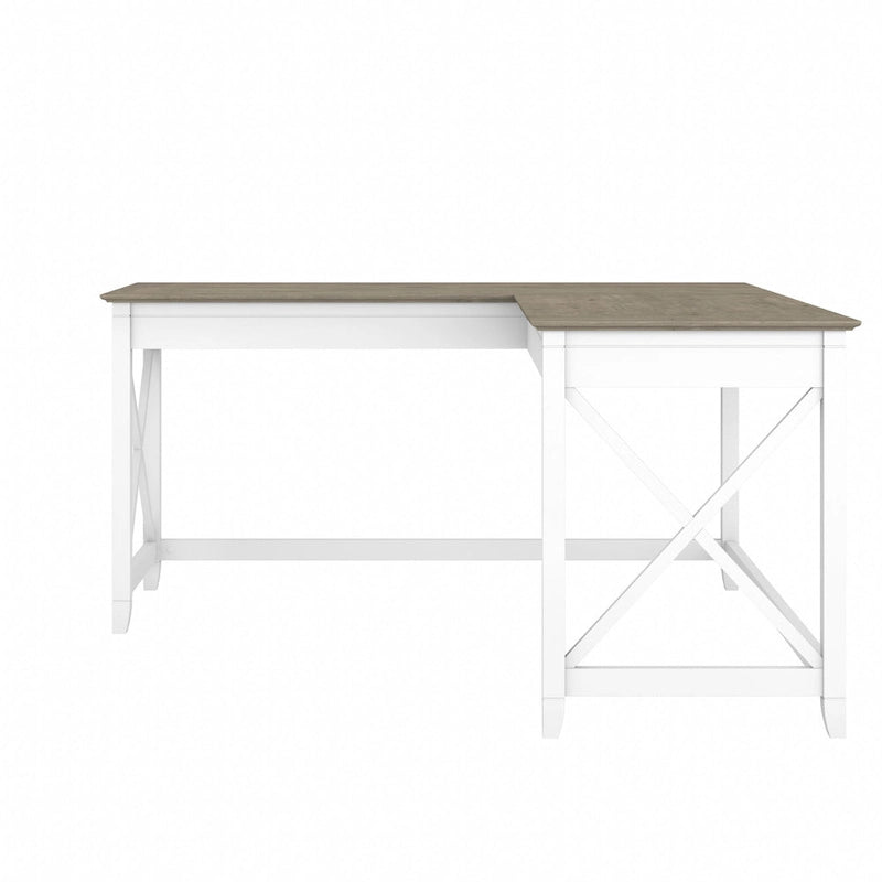 Key West 60W L Shaped Desk for Home Office by Bush Furniture