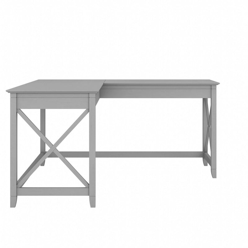 Key West 60W L Shaped Desk for Home Office by Bush Furniture