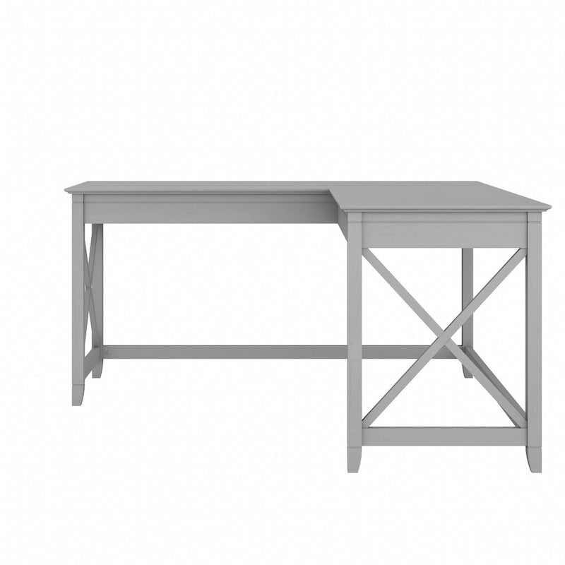 Key West 60W L Shaped Desk for Home Office by Bush Furniture