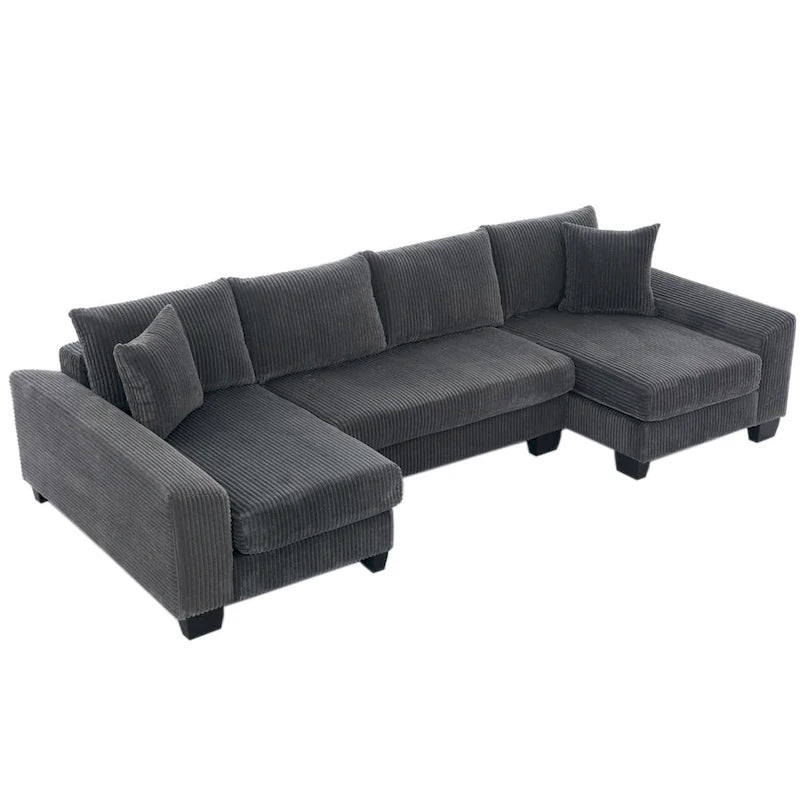 114  Pull Out Sleeper Sofa Bed,Adjustable Sleeper Sofa,Corduroy Sofa