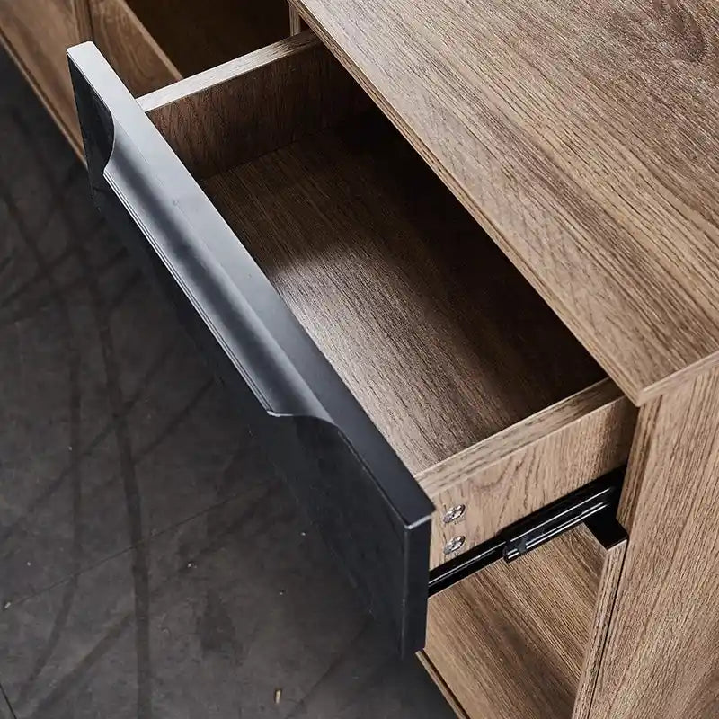 WESOME 63 Inch Executive Office Desk/Modern Home Office Desk with File Cabinet