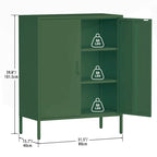 Versatile Metal Storage Cabinet for Various Spaces and Demands
