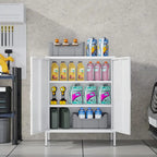 Versatile Metal Storage Cabinet for Various Spaces and Demands