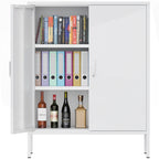 Versatile Metal Storage Cabinet for Various Spaces and Demands