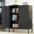 Versatile Metal Storage Cabinet for Various Spaces and Demands