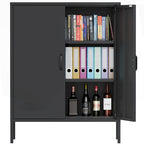 Versatile Metal Storage Cabinet for Various Spaces and Demands