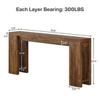 70.9 Inches Long Console Sofa Table for Living Room Entryway Hallway