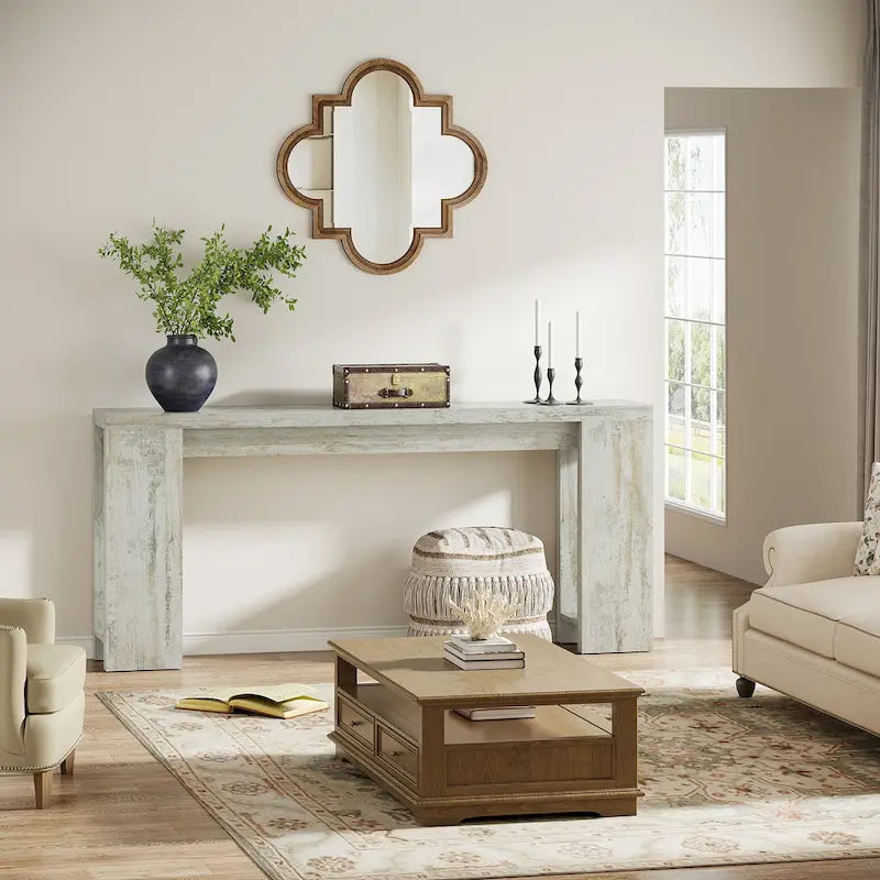 70.9 Inches Long Console Sofa Table for Living Room Entryway Hallway
