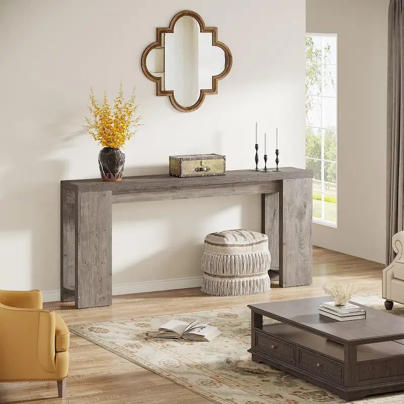 70.9 Inches Long Console Sofa Table for Living Room Entryway Hallway