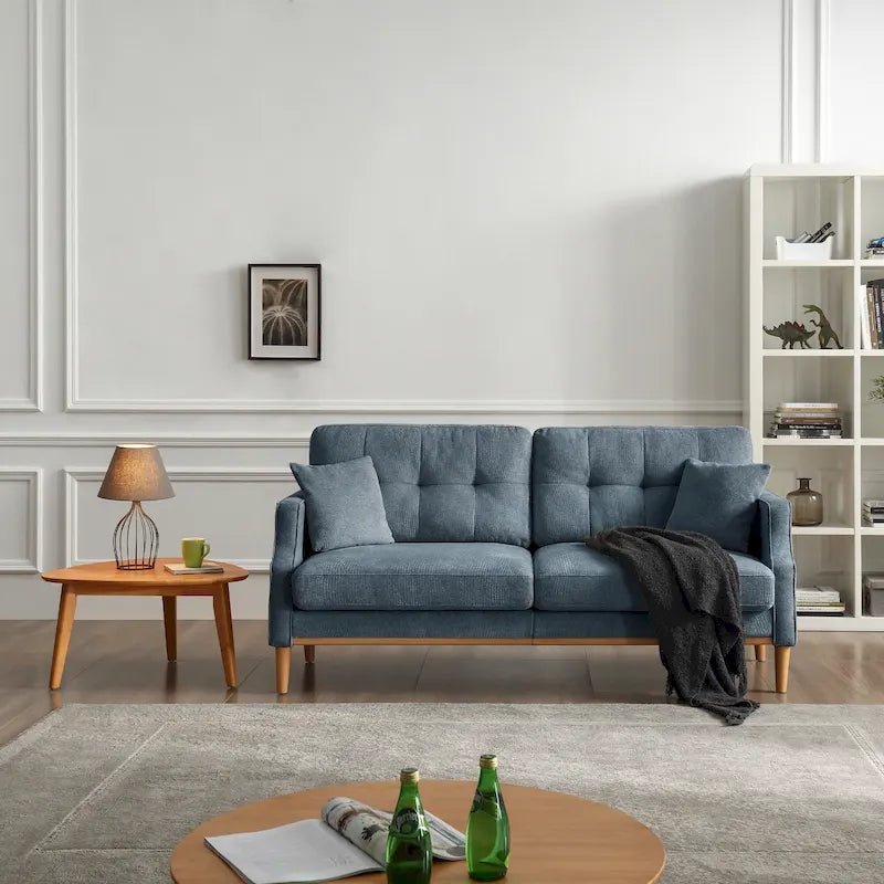 Living Space Waterproof Fabric 3-Seater Sofa with USB Charge Port