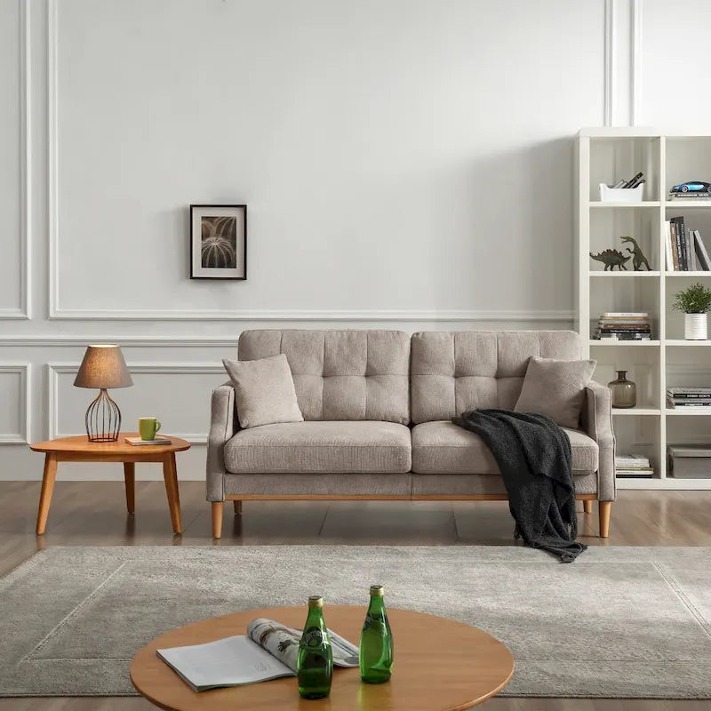 Living Space Waterproof Fabric 3-Seater Sofa with USB Charge Port