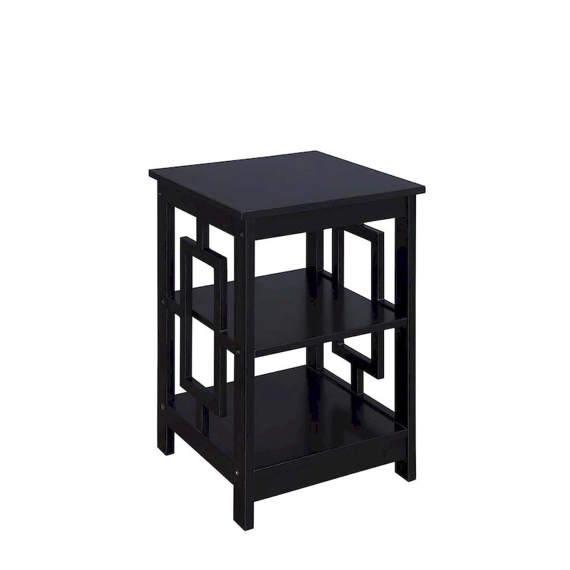 Town Square End Table with Shelves