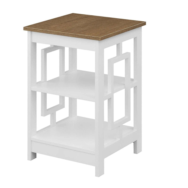 Town Square End Table with Shelves