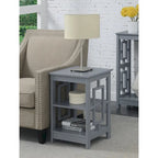 Town Square End Table with Shelves