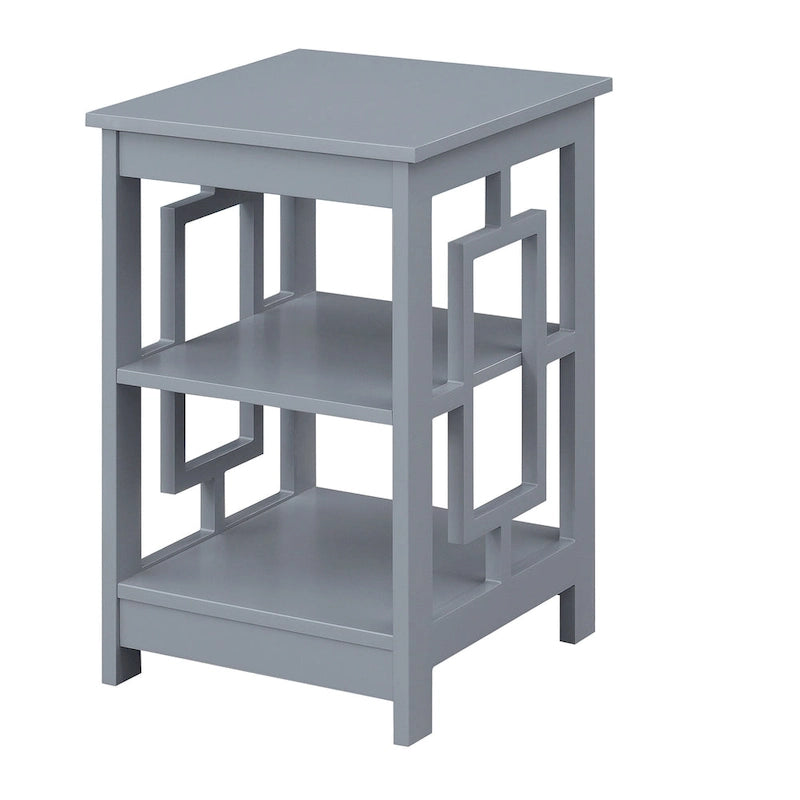 Town Square End Table with Shelves