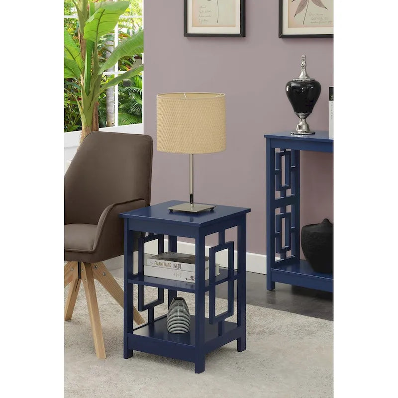Town Square End Table with Shelves