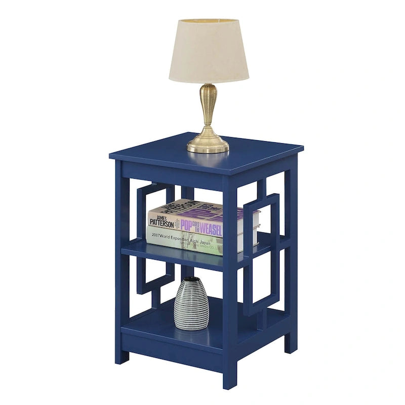 Town Square End Table with Shelves