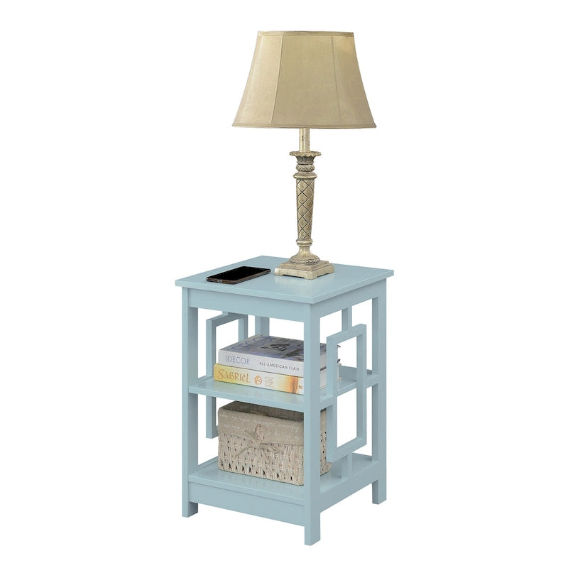 Town Square End Table with Shelves