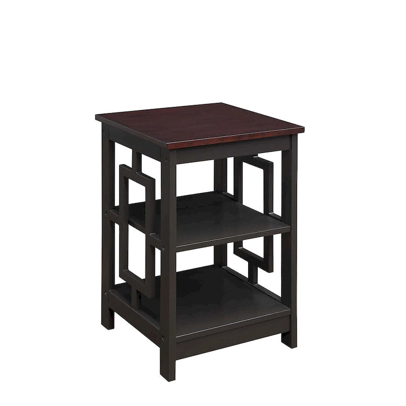 Town Square End Table with Shelves