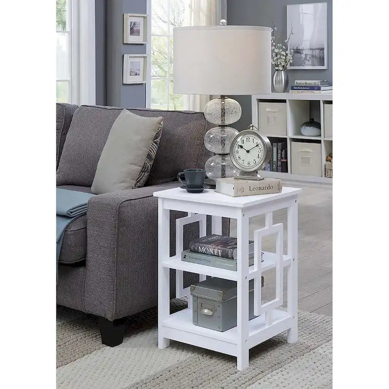 Town Square End Table with Shelves