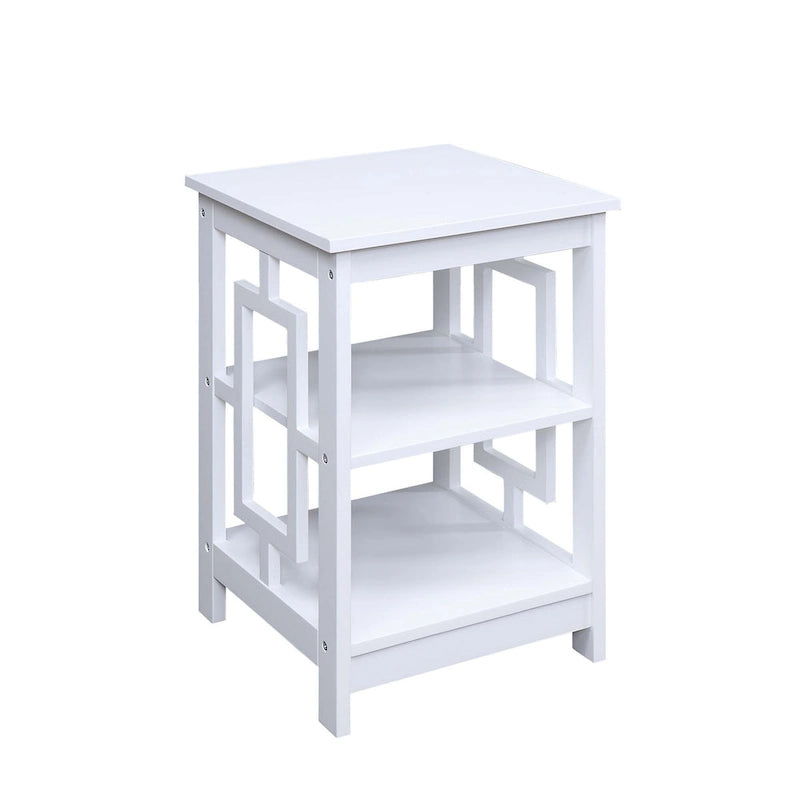 Town Square End Table with Shelves