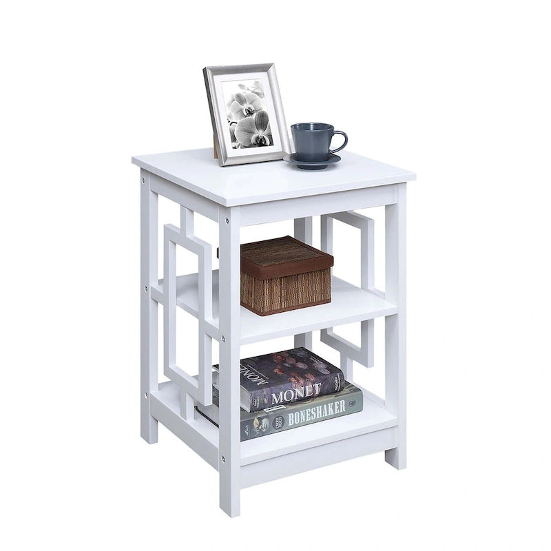 Town Square End Table with Shelves