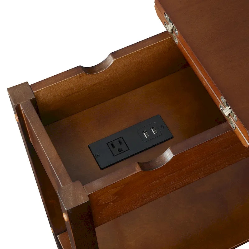American Heritage Flip Top End Table
