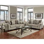 Camero Fabric Pillowback Sofa
