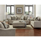 Camero Fabric Pillowback Sofa