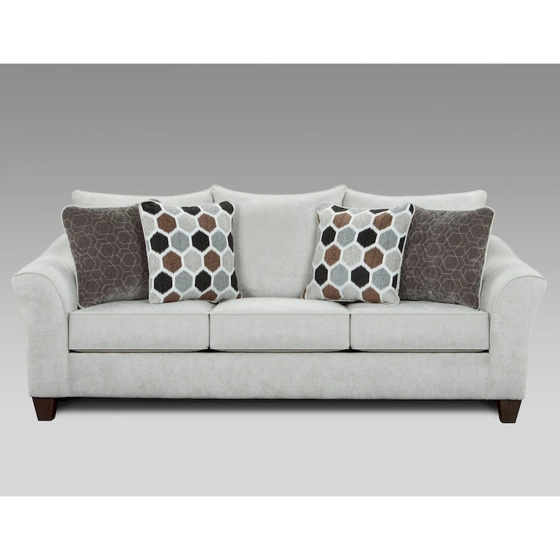 Camero Fabric Pillowback Sofa