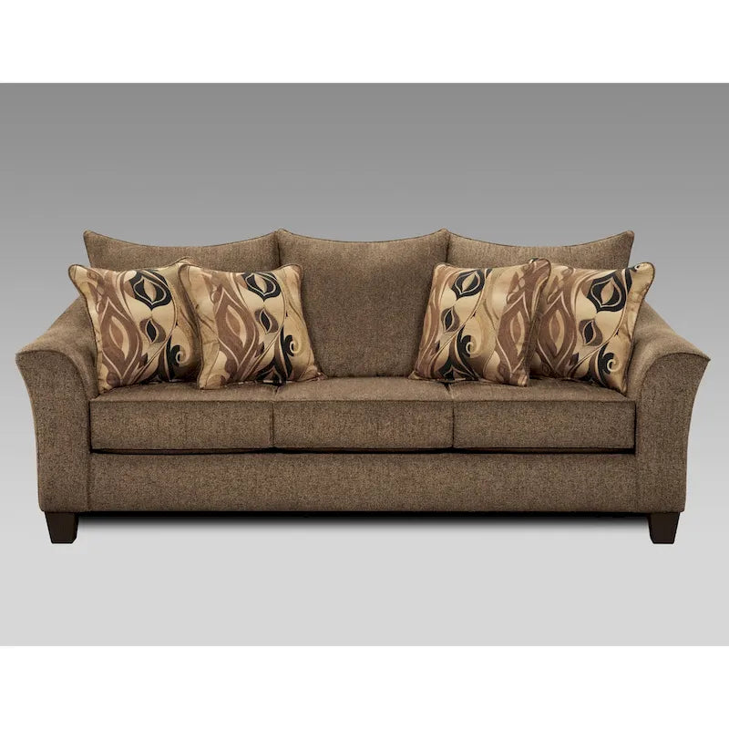 Camero Fabric Pillowback Sofa