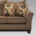 Camero Fabric Pillowback Sofa