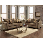 Camero Fabric Pillowback Sofa