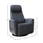 Urban Leather Swing Recliner