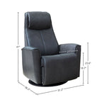 Urban Leather Swing Recliner