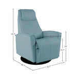 Urban Leather Swing Recliner