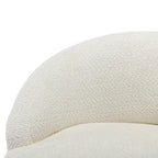 360 Degree Swivel Cuddle Barrel Accent Chairs with Wide Upholstered