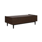 Comfort Duane Modern Ribbed Coffee Table with Drawer and Shelf