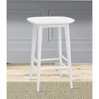 Hendry Backless Solid Acacia Counter Stool