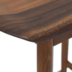 Hendry Backless Solid Acacia Counter Stool