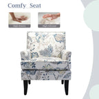 French Country Armchair with Nailhead Trim