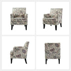 French Country Armchair with Nailhead Trim